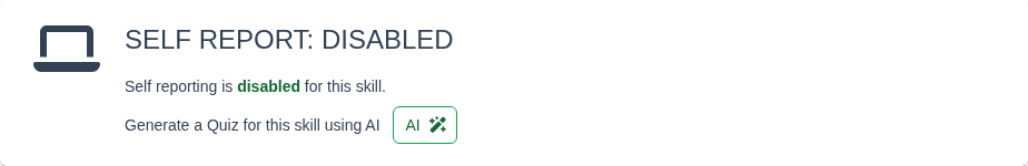 AI Generated Quiz for Skill Button