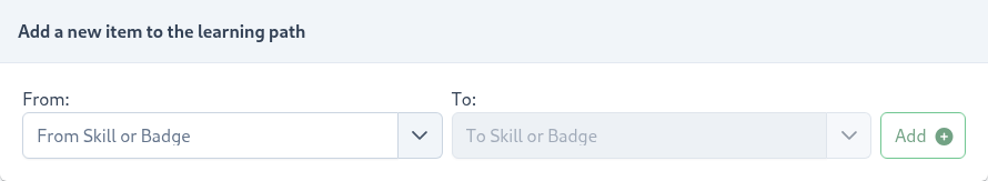 Add Learning Path Route