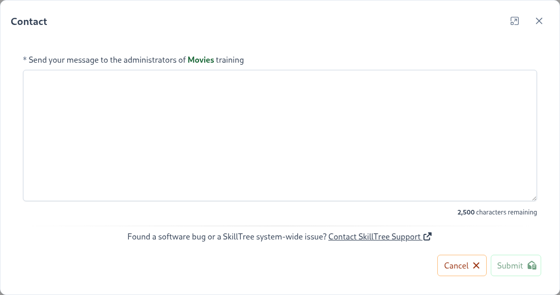 contact project form