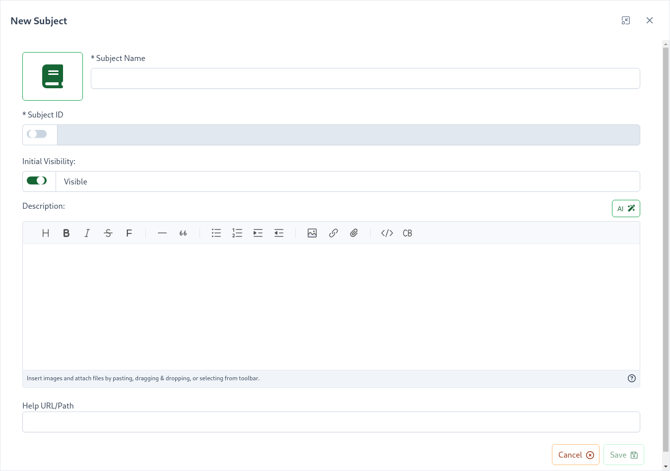 SkillTree New Subject