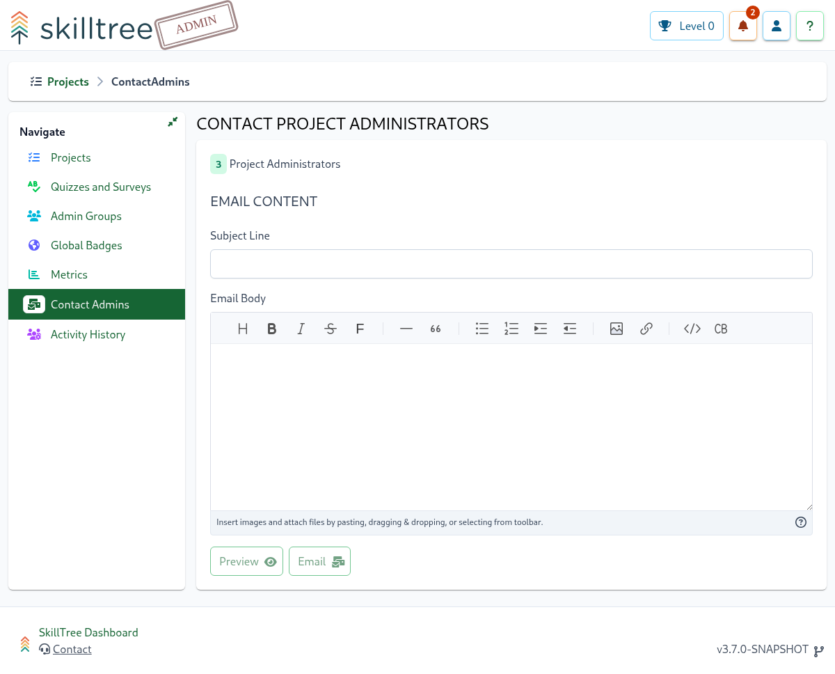 SkillTree Issues