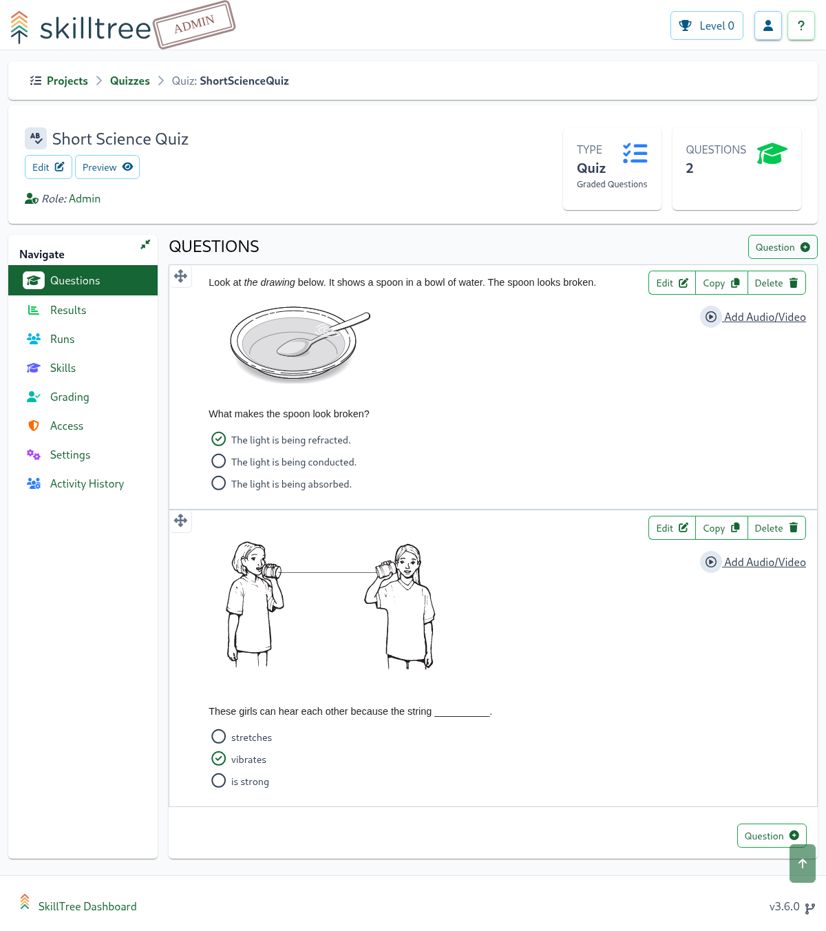 Quiz Page Screenshot